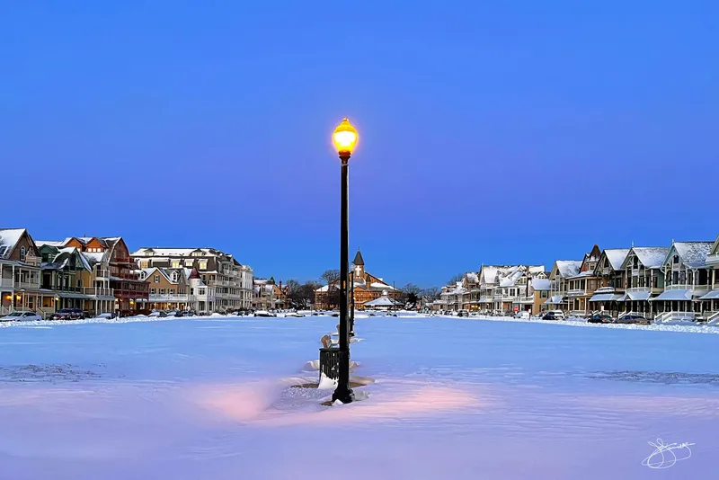 Ocean Grove, Quiet winter morning